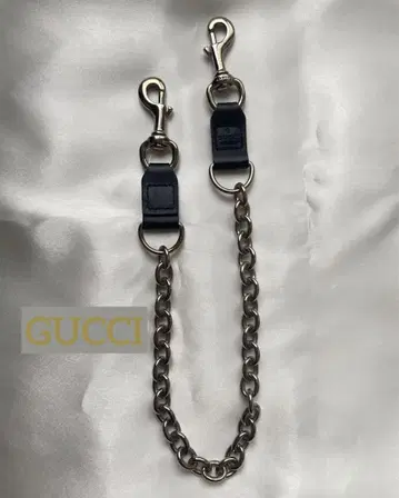 월렛 체인 실버 블랙