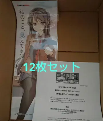 청춘 돼지 A3 하프 포스터 12매 세트