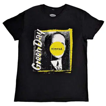 Green Day nimrod. 티셔츠 블랙 M 사이즈