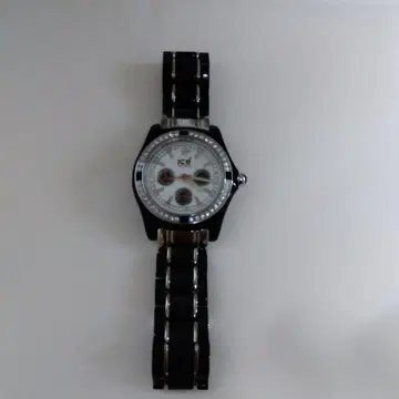 ICE 쿼츠 시계 화이트/블랙