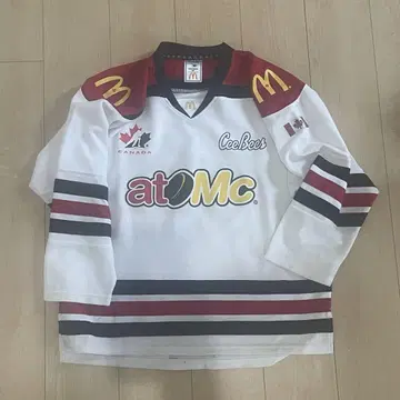 맥도날드 아이스하키 게임 셔츠 캐나다 90년대