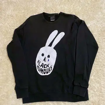 BEAMS T 스웨트 트레이너 Blackhumor 토끼 중고 L