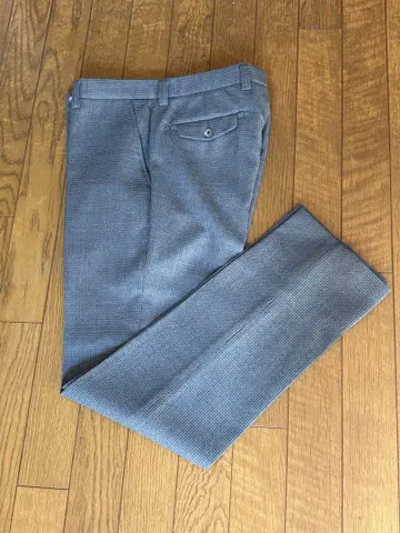 EPoca Uomo 그레이 체크 무늬 슬랙스 36