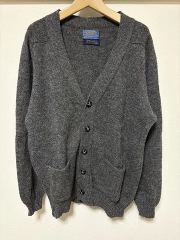 미국산 PENDLETON 페 울 카디건 그레이 L