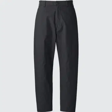 유니클로C 와이드 테이퍼드 팬츠 S 사이즈 블랙 UNIQLO C