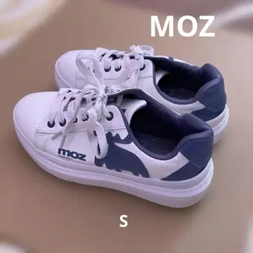 moz 플랫폼 스니커즈 화이트/네이비
