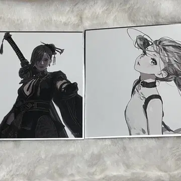 NieR  전시회 지울 수 없는 기록 미니 색지 컬렉션 리인카네
