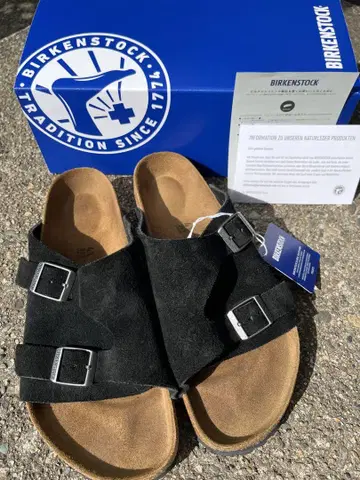 미품 Birkenstock 빌켄  블랙 샌들 41