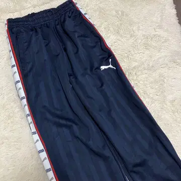 PUMA 트랙 저지 사이드 라인 팬츠 바지 네이비 푸마