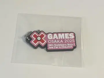 XGAMES OSAKA 2025 러버 키링 핑크