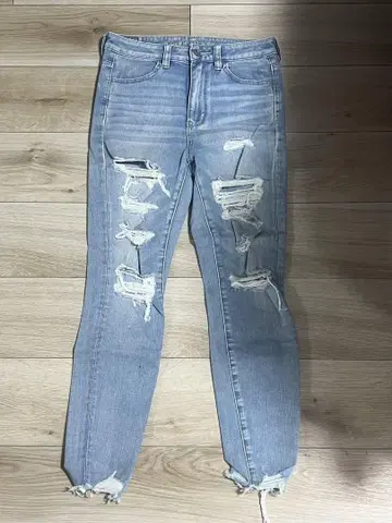 아메리칸 이글 스키니 데님 라이트 블루