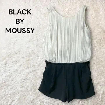 BLACK BY MOUSSY 올인원 멜빵바지 민소매 플리츠