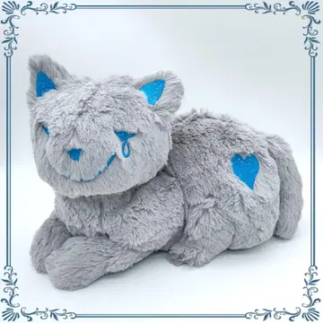 요네즈 켄시 리이슈 고양이 봉제 인형 BEIGE AND BLUE