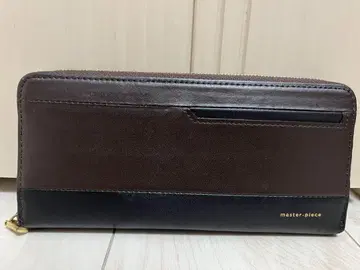 master-piece gloss 장지갑 초코색