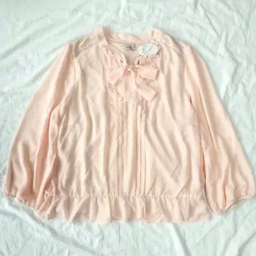 신품 Aylesbury 아리스버리 보우타이 블라우스 도쿄 스타일 LL