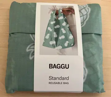 BAGGU Standard 호놀룰루 쿠키 파인애플 패턴 에코백