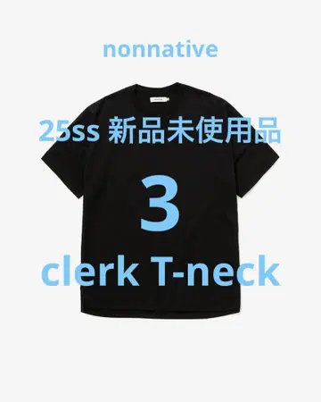 [25ss] 새 제품 미사용품 nonnative clerk T넥 3
