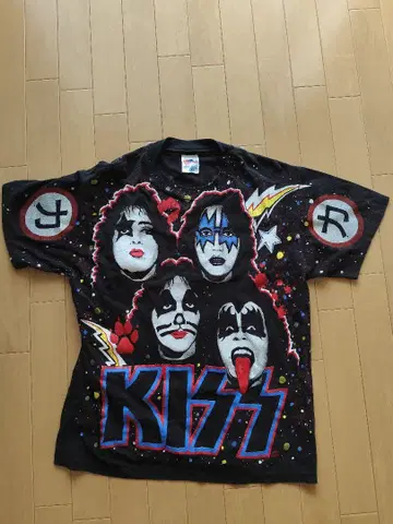 1988 KISS 빈티지 티셔츠 (무료 배송)