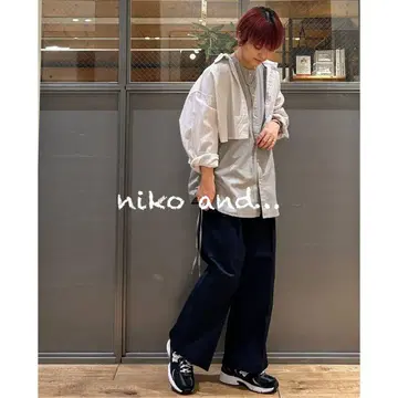 Niko and - 3WAY 사이드 개더 셔츠