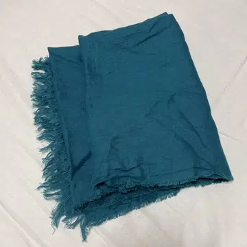 린넨 스톨 터키즈 블루