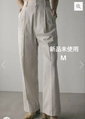 STYLEMIXER 리 믹스 2턱 팬츠 화이트 M