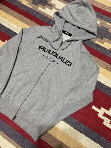 1piu1uguale3 지퍼 후드티