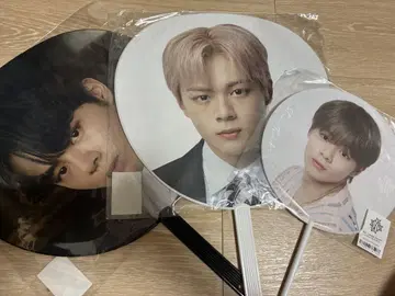 JO1 츠루보 시온 부채 3점 세트