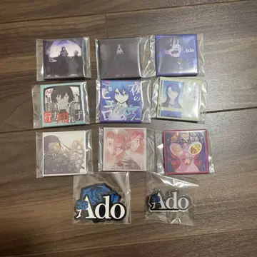 신품 Ado Mars 드디어 왔구나! 스퀘어 캔 배지 세트