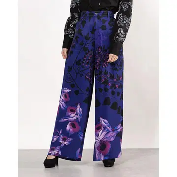 desigual 데시구알 꽃무늬 올 패턴 플라워 팬츠