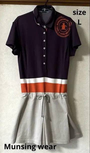 Munsingwear 원피스 L 골프 원피스 Munsingwear