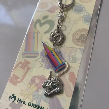 미스 그린 애플 키링 안테나 새 제품 미사용