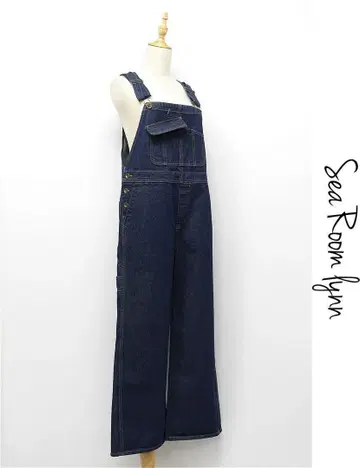 M437/미품 SEA ROOM LYNN 오버올 인디고 M 파랑