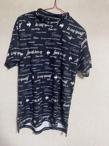 le coq sportif 로고 프린트 셔츠 LL 네이비