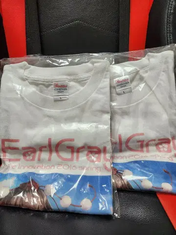 EarlGray 티셔츠 새 제품 미개봉 2장 L 사이즈