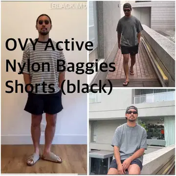 OVY Active Nylon BaggiesShorts 블랙 M사이즈