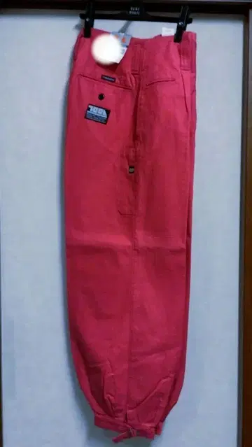 도라이치 면 닛카 바지 w73 핑크