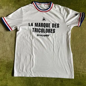 le coq sportif 트리콜로 T셔츠 화이트 L 사이즈