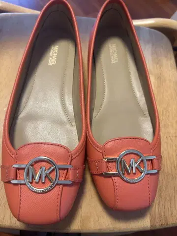 Michael Kors 오렌지 플랫 슈즈