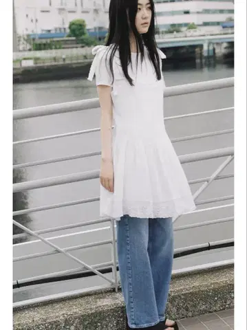 ZARA 포플린 쇼트 원피스