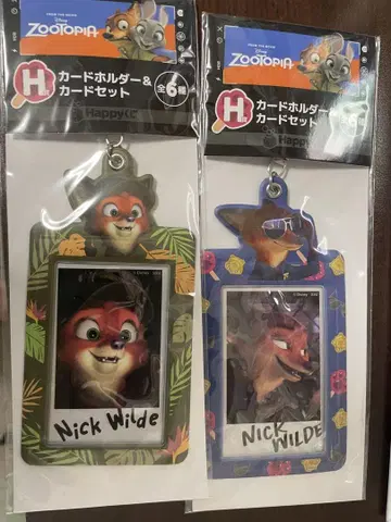 Zootopia 닉 와일드 카드 홀더 세트