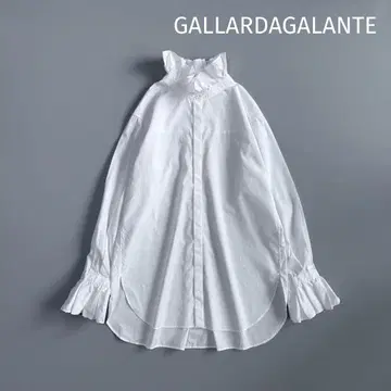 개럴개런트 스탠드 프릴 블라우스