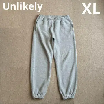정가 4만 엔 언라이크리 스웨트 팬츠 그레이 XL