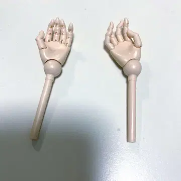 MDD 사이즈 딜러 제작 가동식 손 부품 반투명 화이트