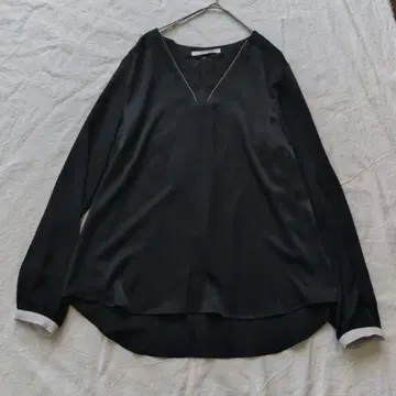 블랑베르 트로미 셔츠 모니레 라인 블랙