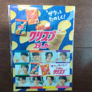 칼비 크리스프 스티커 스노우맨 캠페인