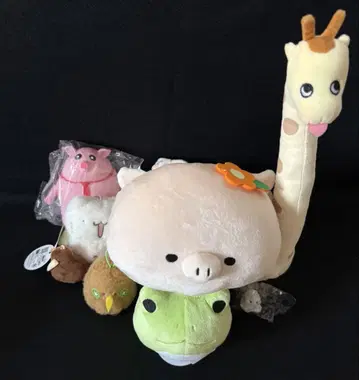 [육지 동물] 동물 봉제 인형 세트