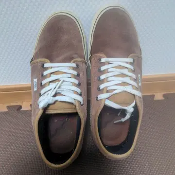 세일즈맨 샘플 반스 VANS 스니커즈 전시품 브라운 스웨이드
