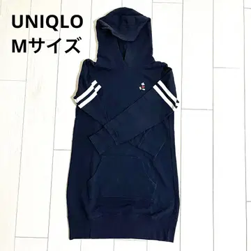 UNIQLO 유니클로 미키 후드 롱 후드티