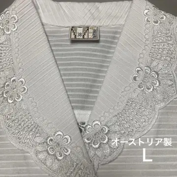 오스트리아 자수 스트라이프 셔츠 38 사이즈 미사용품