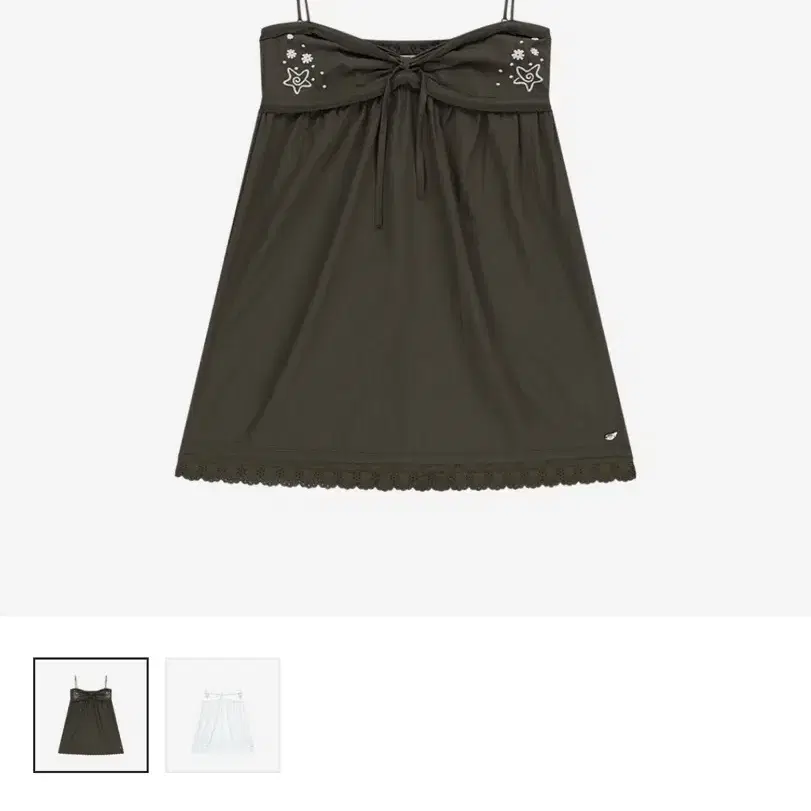 COYSEIO Solar Stitch Mini Dress Brown | Buy from Bunjang via